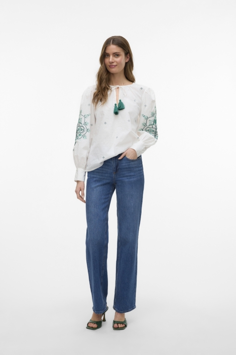 Vero Moda vmhiba ls top wvn spe